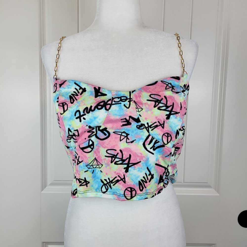 JUST polly new york crop top
